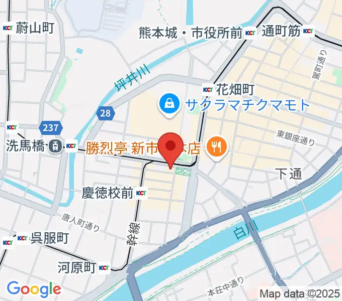 FM791 熊本シティエフエムの地図