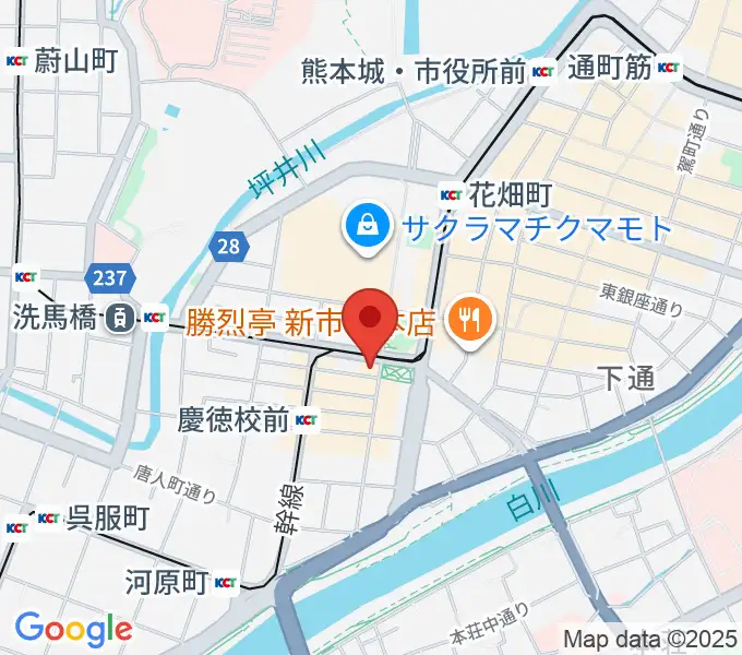 FM791 熊本シティエフエムの地図