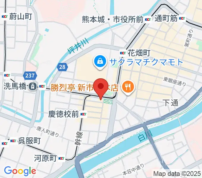 FM791 熊本シティエフエムの地図