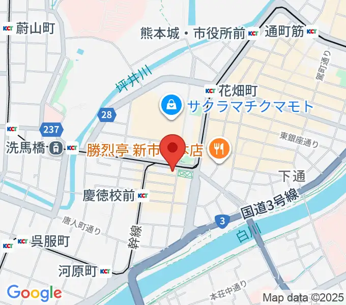 FM791 熊本シティエフエムの地図