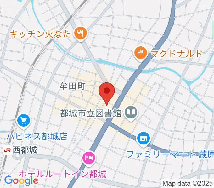 シティエフエム都城の地図