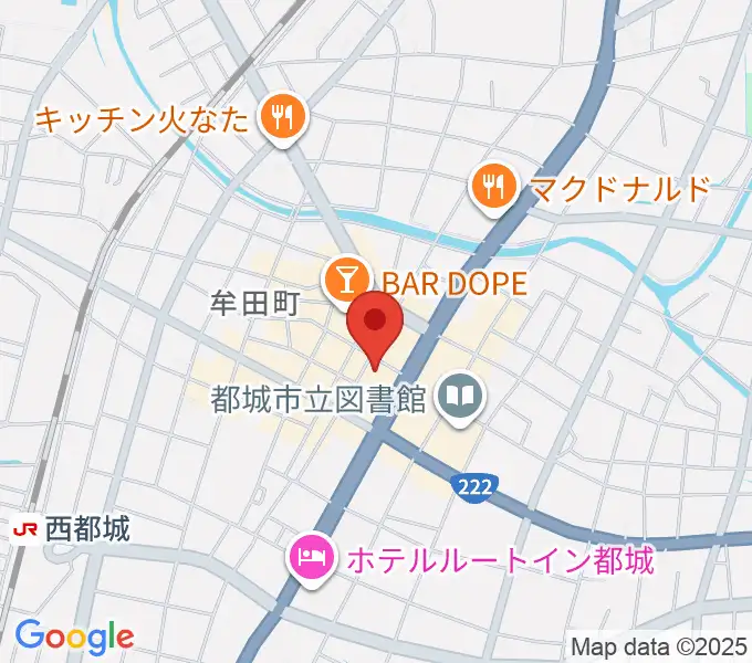 シティエフエム都城の地図