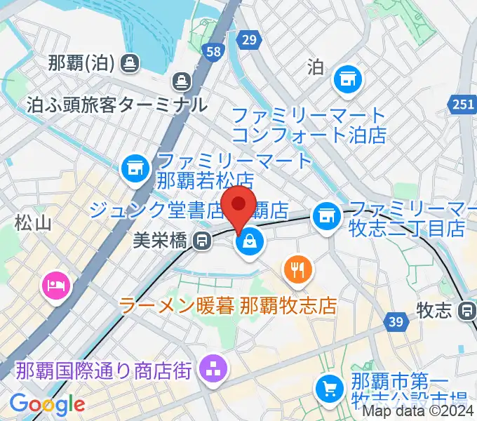 fm那覇の地図