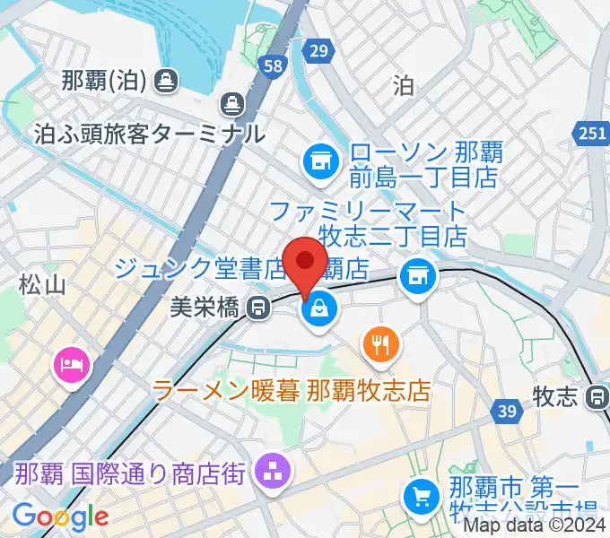 fm那覇の地図