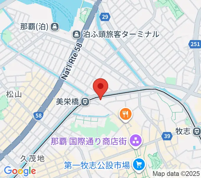 fm那覇の地図