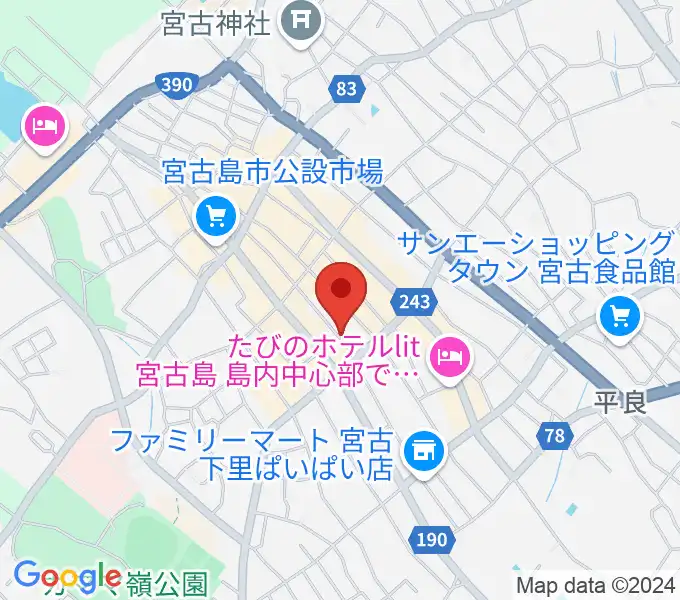 エフエムみやこの地図