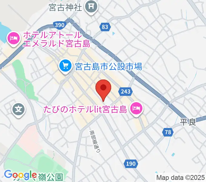 エフエムみやこの地図