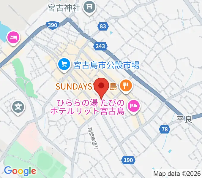 エフエムみやこの地図
