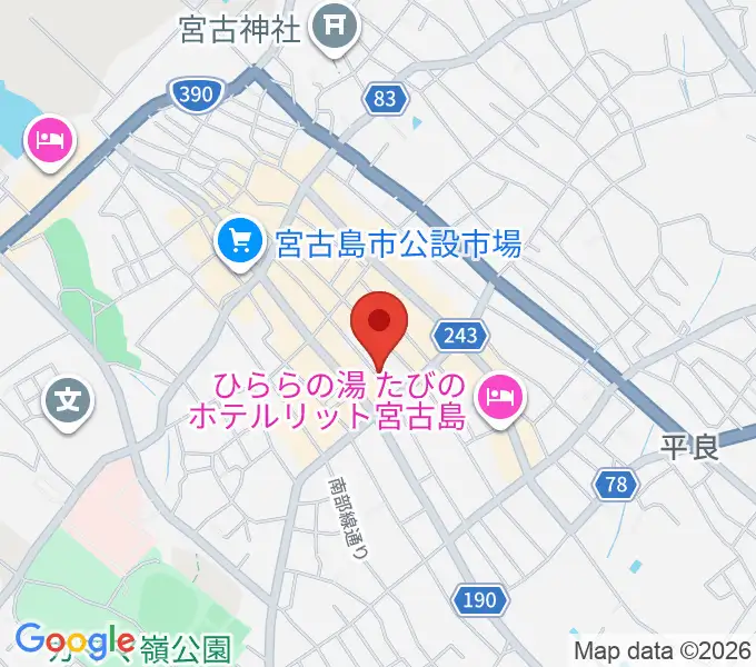エフエムみやこの地図