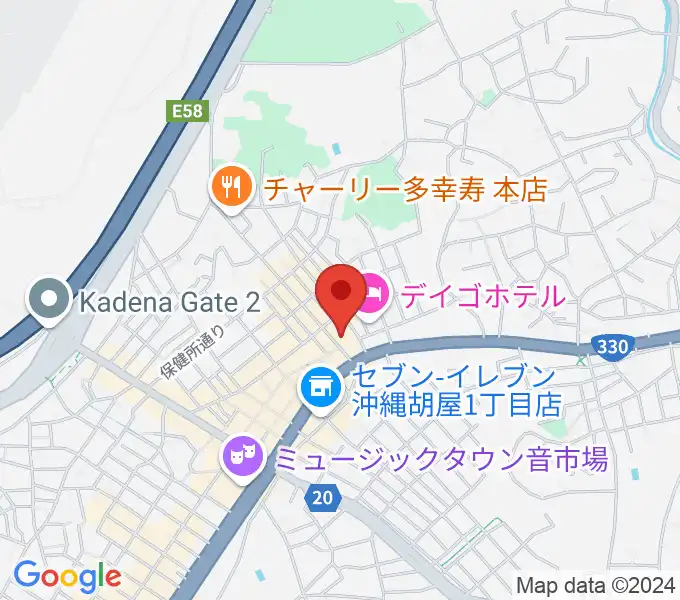 FMコザの地図