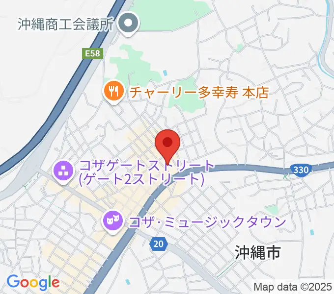 FMコザの地図