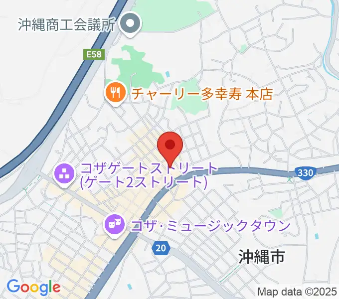 FMコザの地図