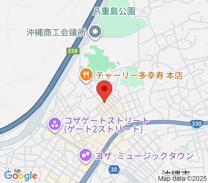 FMコザの地図