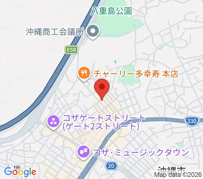 FMコザの地図