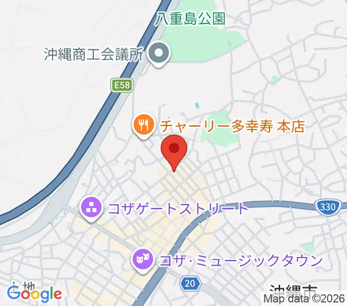 FMコザの地図