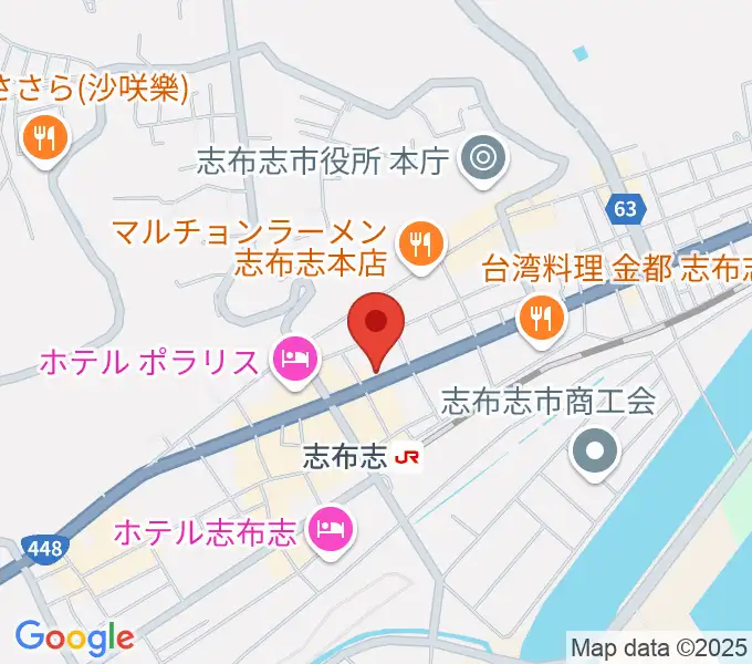 FM志布志の地図