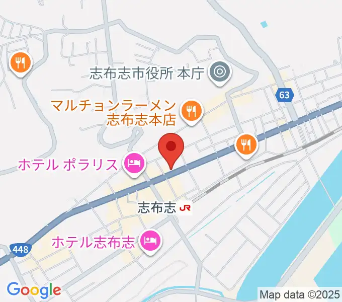 FM志布志の地図
