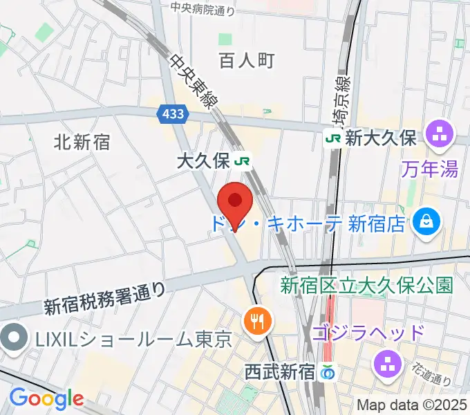 Vantageの地図