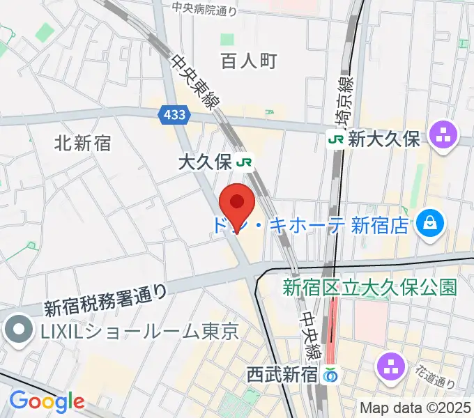 Vantageの地図
