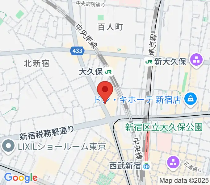 Vantageの地図