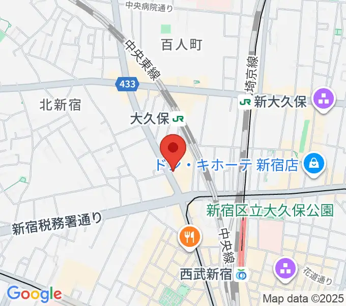 Vantageの地図