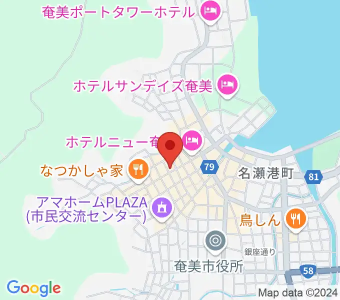 あまみエフエム ディ！ウェイヴの地図