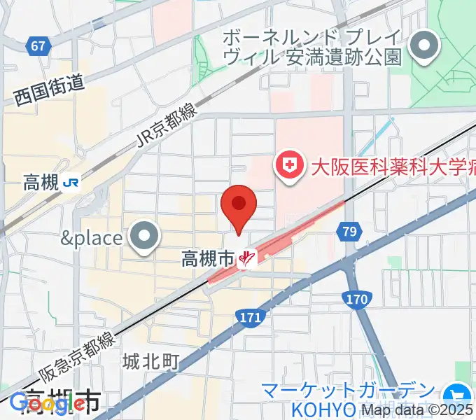 ナッシュビルウエストの地図