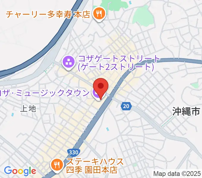 オキラジの地図