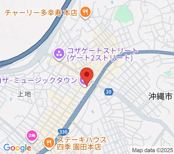 オキラジの地図