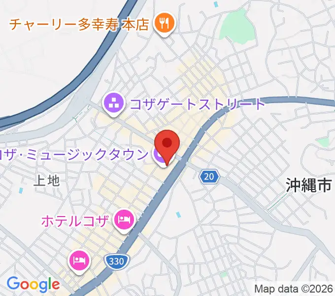 オキラジの地図