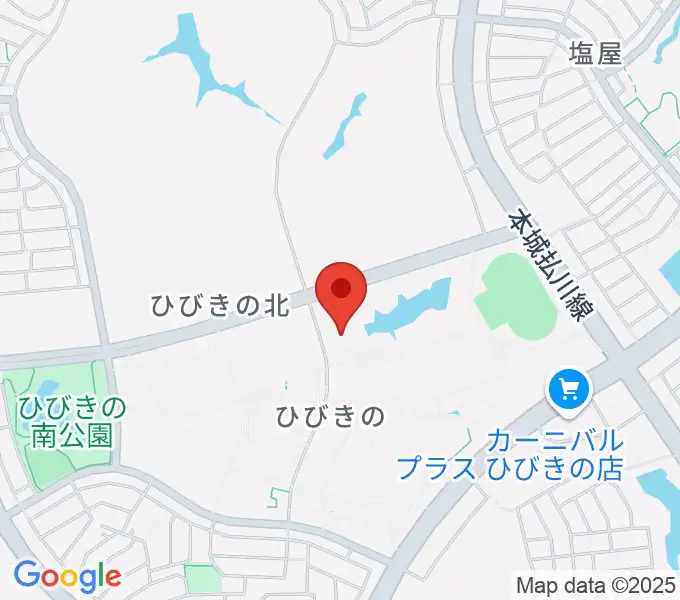 エアーステーションひびきの地図