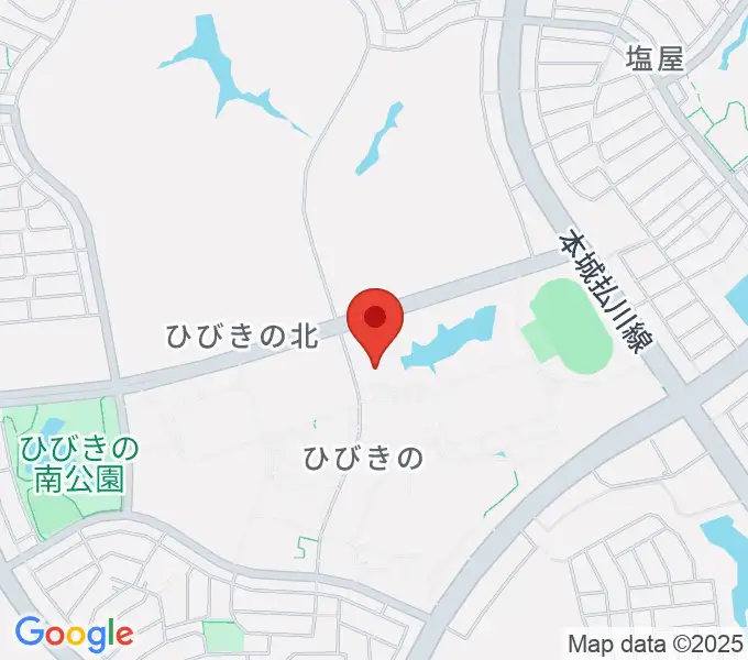 エアーステーションひびきの地図