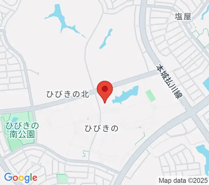 エアーステーションひびきの地図