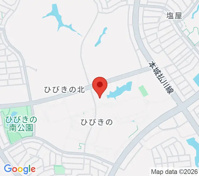 エアーステーションひびきの地図