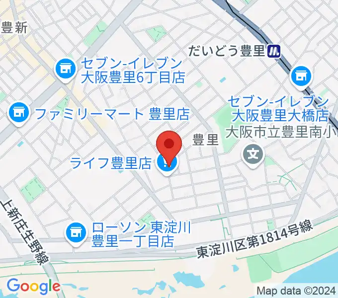 LIVEHOUSE39の地図