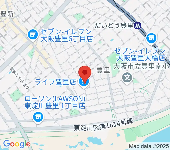 LIVEHOUSE39の地図