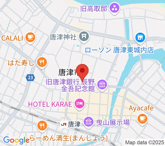 FMからつの地図