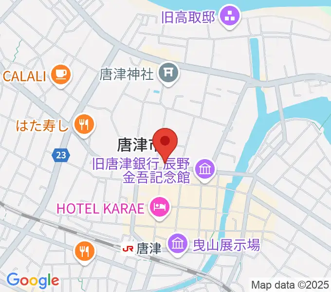 FMからつの地図