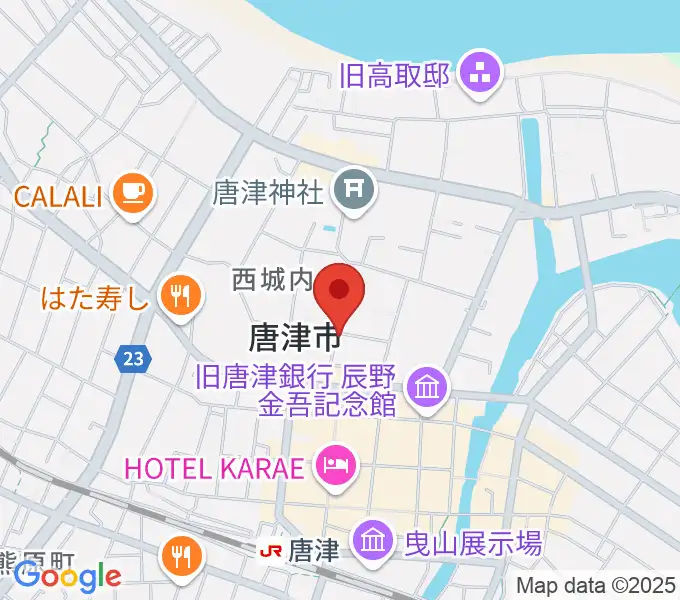 FMからつの地図