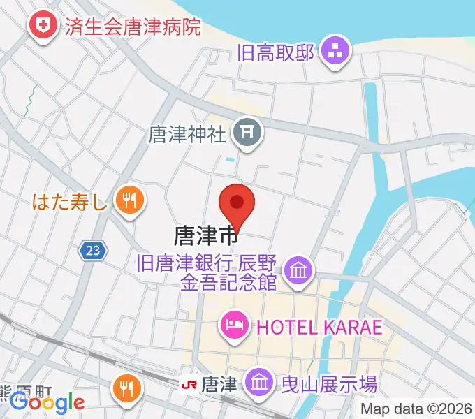 FMからつの地図