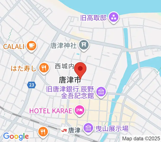 FMからつの地図