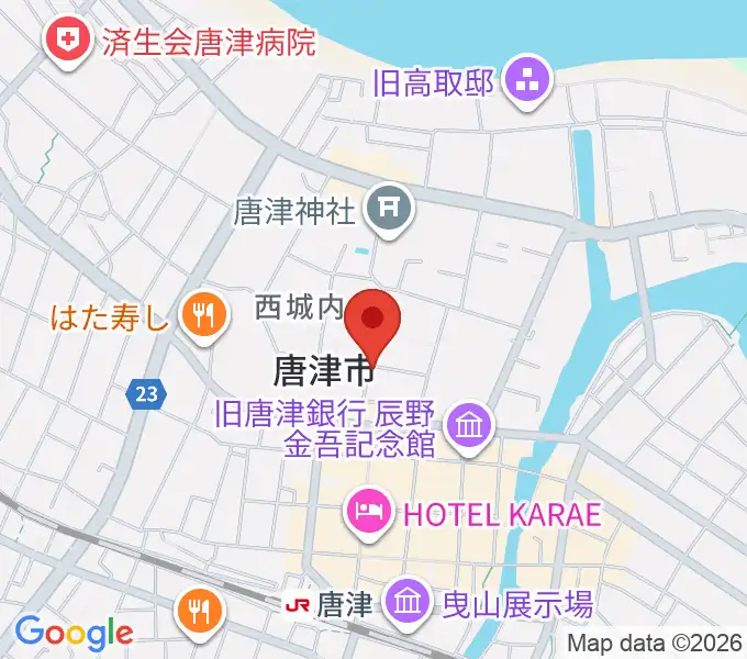 FMからつの地図