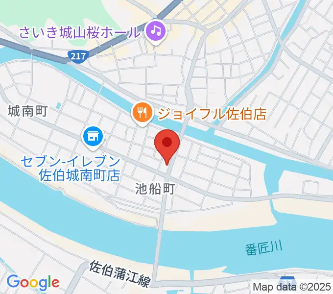 エフエム佐伯の地図