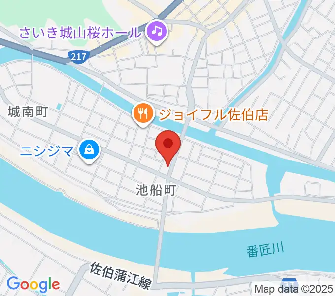 エフエム佐伯の地図
