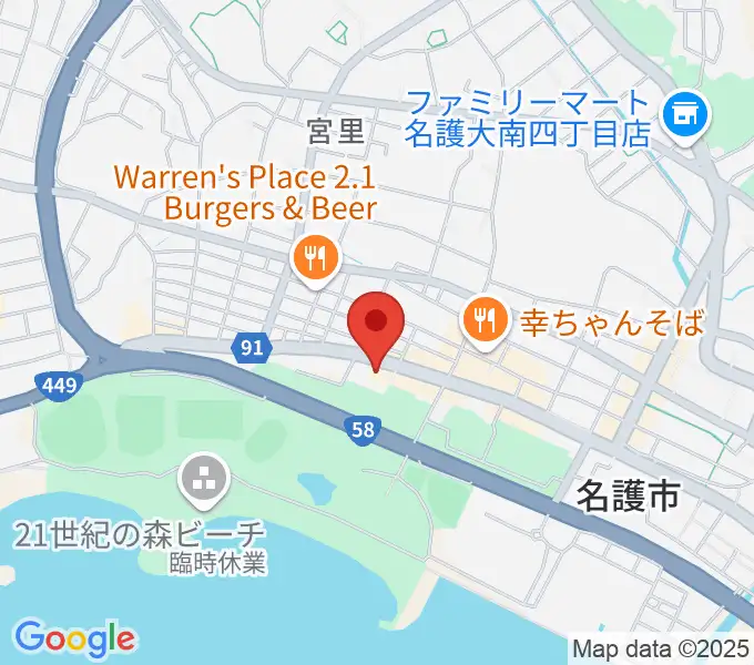 FMやんばるの地図