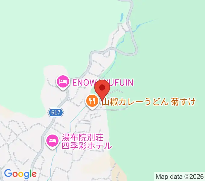 ゆふいんラヂオ局の地図