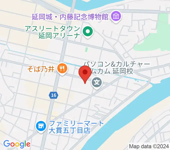 FMのべおかの地図