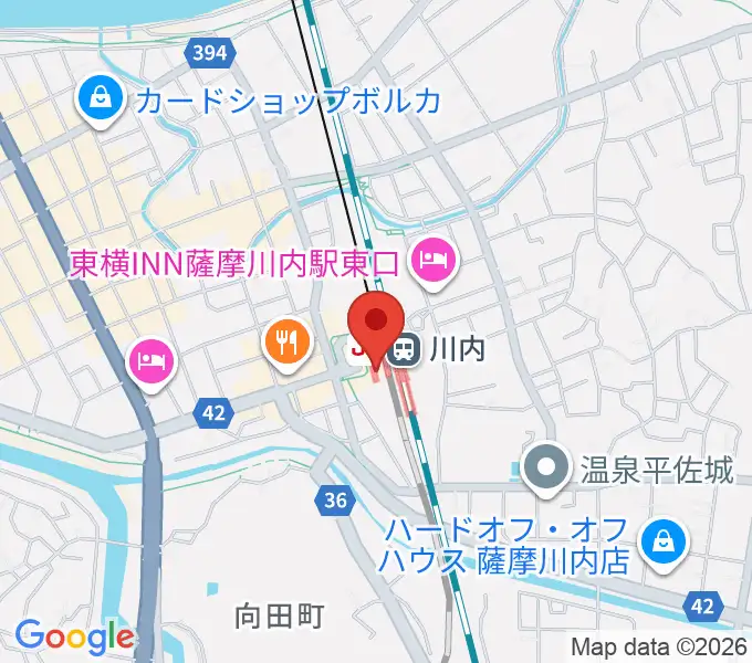 FMさつませんだいの地図