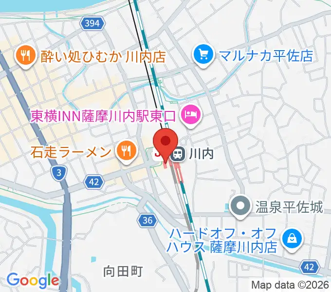 FMさつませんだいの地図