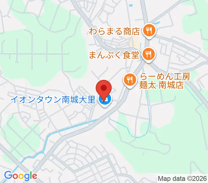 ハートFMなんじょうの地図